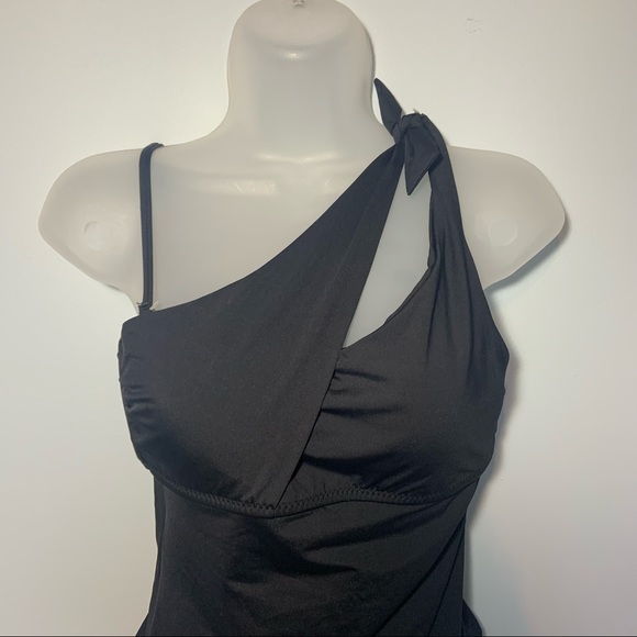 NEW Becca By Rebecca Virtue Asymmetrical One Piece Swimsuit Sz S - Picture 3 of 8